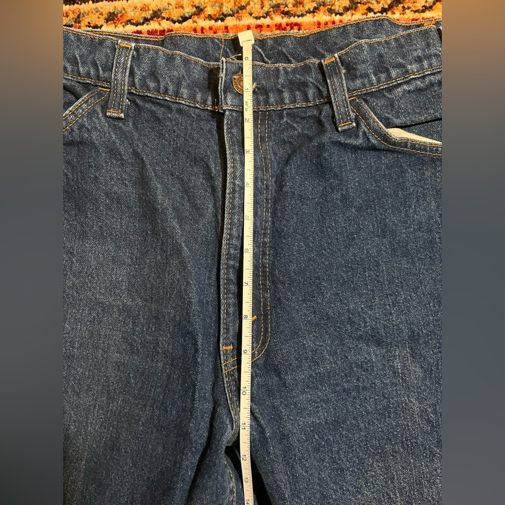 Levis Orange Tab 575 Flare Bell Bottom Jeans 38 (35)X 32 Vintage Great Condition - Picture 8 of 14